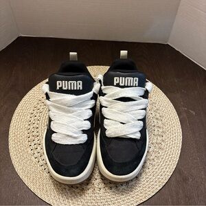 PUMA Park Lifestyle Street LaceUp  Mens Black Sneakers CasualShoes 39749501 Sz 6